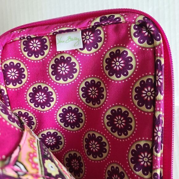 Vera Bradley Tablet Mini iPad Sleeve 9" x 6.5" Pink Very‎ Berry Paisley Case - Picture 6 of 10